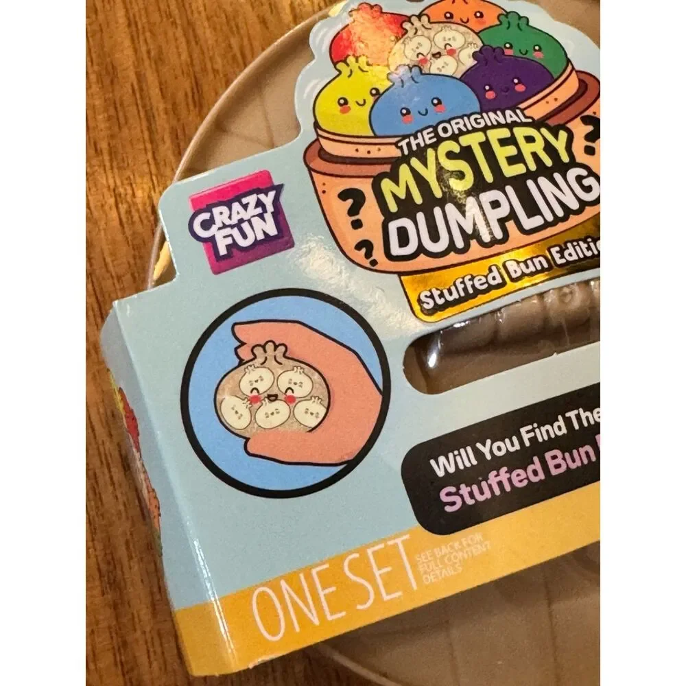 RMS Crazy Fun Mystery Dumpling Stuffed Bun Edition Squishy Toy (NEW & SEALED)
